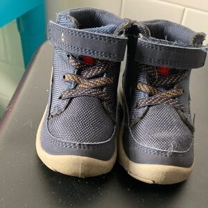 OshKosh B'gosh Navy and Red Kids Sneakers